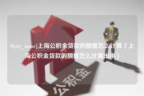 湛江上海公积金贷款的额度怎么计算（上海公积金贷款的额度怎么计算出来）